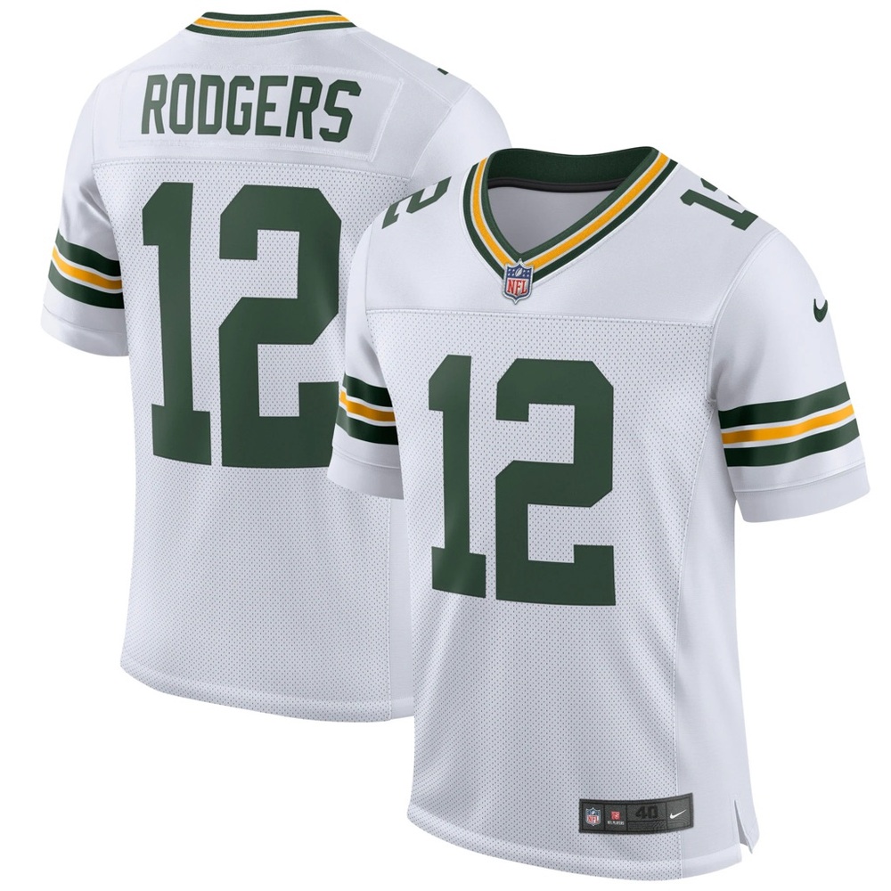 NFL REEBOK Greenbay Packers Aron Rodger’s #12 Football Jersey Shirt